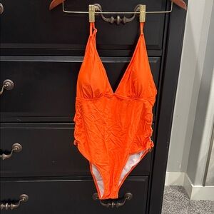 Vibrant Orange Women’s One Piece Swimsuit